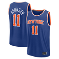 CAdoa NY.Knicks #11 Jalen Brunson  Blue Fast Break Replica Player Jerseys - Icon Edition