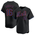 CAdoa NY.Mets #16 Dwight Gooden Player Black Alternate Home Limited Stitched Jerseys