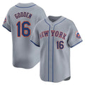 CAdoa NY.Mets #16 Dwight Gooden Player Gray Road Limited Home Stitched Jerseys
