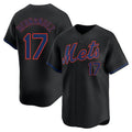 CAdoa NY.Mets #17 Keith Hernandez Player Black Alternate Home Limited Stitched Jerseys