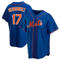 CAdoa NY.Mets #17 Keith Hernandez Player Royal Home Game Stitched Jerseys
