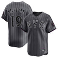 CAdoa NY.Mets #19 Bo Bichette Player Gray City Connect Limited Stitched Jerseys