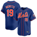 CAdoa NY.Mets #19 Bo Bichette Player Royal Home Limited Stitched Jerseys