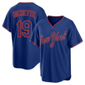 CAdoa NY.Mets #19 Bo Bichette Player Royal T-shirt Home Game Stitched Jerseys