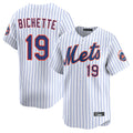 CAdoa NY.Mets #19 Bo Bichette Player White Home Limited Stitched Jerseys