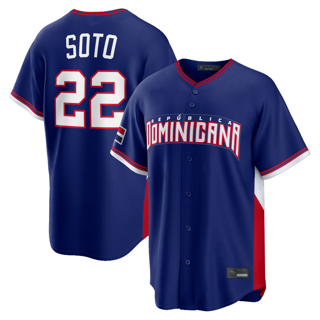 CAdoa NY.Mets #22 Juan Soto Player Royal 2026 World Classic Home Limited Stitched Jerseys