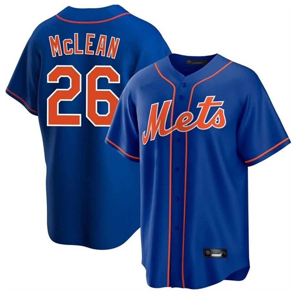 CAdoa NY.Mets #26 Nolan McLean Player Royal Home Game Stitched Jerseys