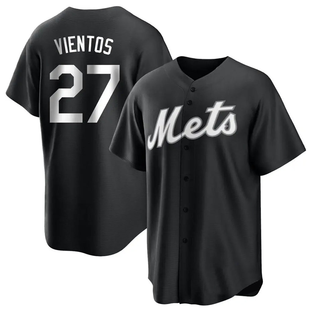 CAdoa NY.Mets #27 Mark Vientos Player Black Home Game Stitched Jerseys