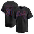 CAdoa NY.Mets #31 Mike Piazza Player Black Alternate Home Limited Stitched Jerseys