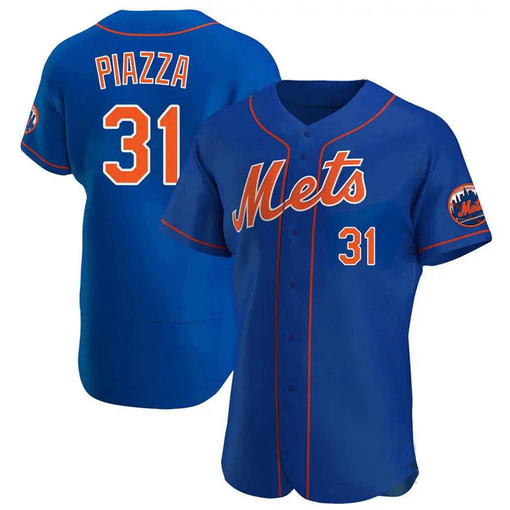 CAdoa NY.Mets #31 Mike Piazza Player Royal Limited Elite Home Stitched Jerseys