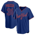 CAdoa NY.Mets #31 Mike Piazza Player Royal T-shirt Home Game Stitched Jerseys
