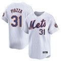 CAdoa NY.Mets #31 Mike Piazza Player White Home Replica Stitched Jerseys