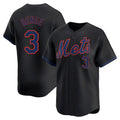 CAdoa NY.Mets #3 Carson Benge Player Black Alternate Home Limited Stitched Jerseys
