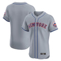 CAdoa NY.Mets Blank Player Gray Road Limited Elite Home Stitched Jerseys