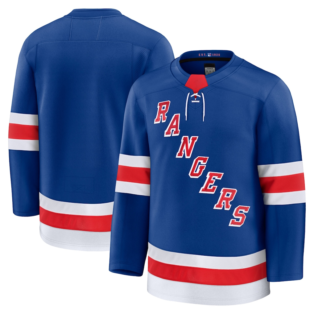 CAdoa NY.Rangers Blue Home Premium Jerseys