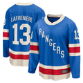 CAdoa NY.Rangers #13 Alexis Lafreniere Blue Centennial Breakaway Jerseys