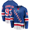 CAdoa NY.Rangers #93 Mika Zibanejad Blue Home Breakaway Player Jerseys