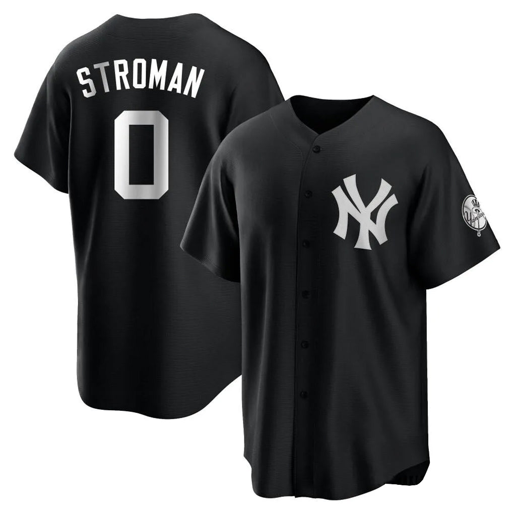 CAdoa NY.Yankees #0 Marcus Stroman Player Black Game Stitched Jerseys