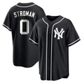 CAdoa NY.Yankees #0 Marcus Stroman Player Black Out Game Home Stitched Jerseys