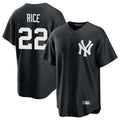 CAdoa NY.Yankees #22 Ben Rice Player Black Game Home Stitched Jerseys