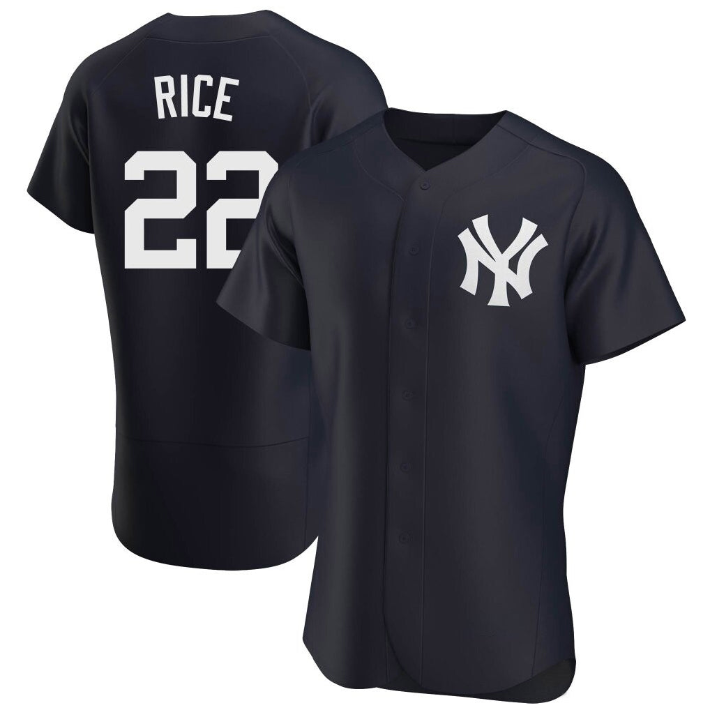 CAdoa NY.Yankees #22 Ben Rice Player Navy Limited Elite Home Stitched Jerseys