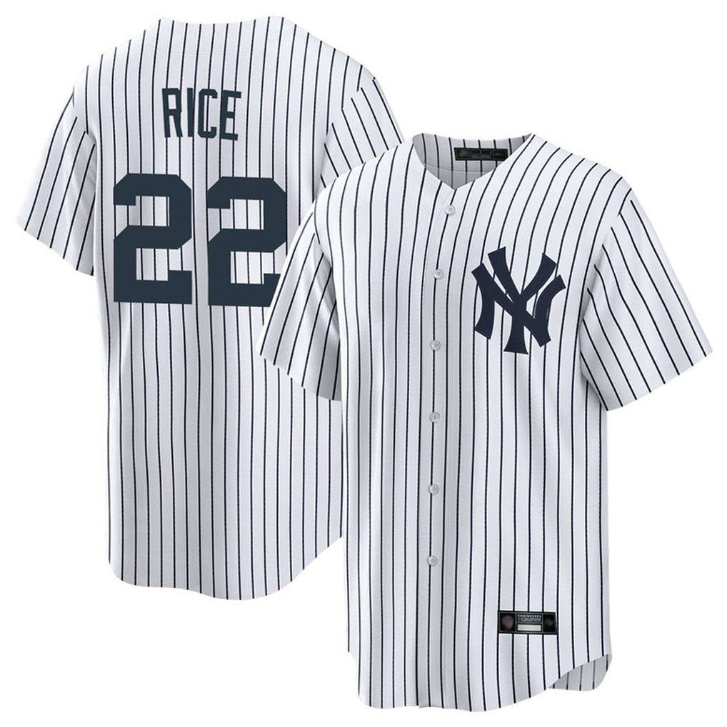 CAdoa NY.Yankees #22 Ben Rice Player White Game Home Stitched Jerseys