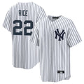 CAdoa NY.Yankees #22 Ben Rice Player White Game Home Stitched Jerseys