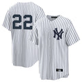 CAdoa NY.Yankees #22 Ben Rice Player White Game Stitched Jerseys
