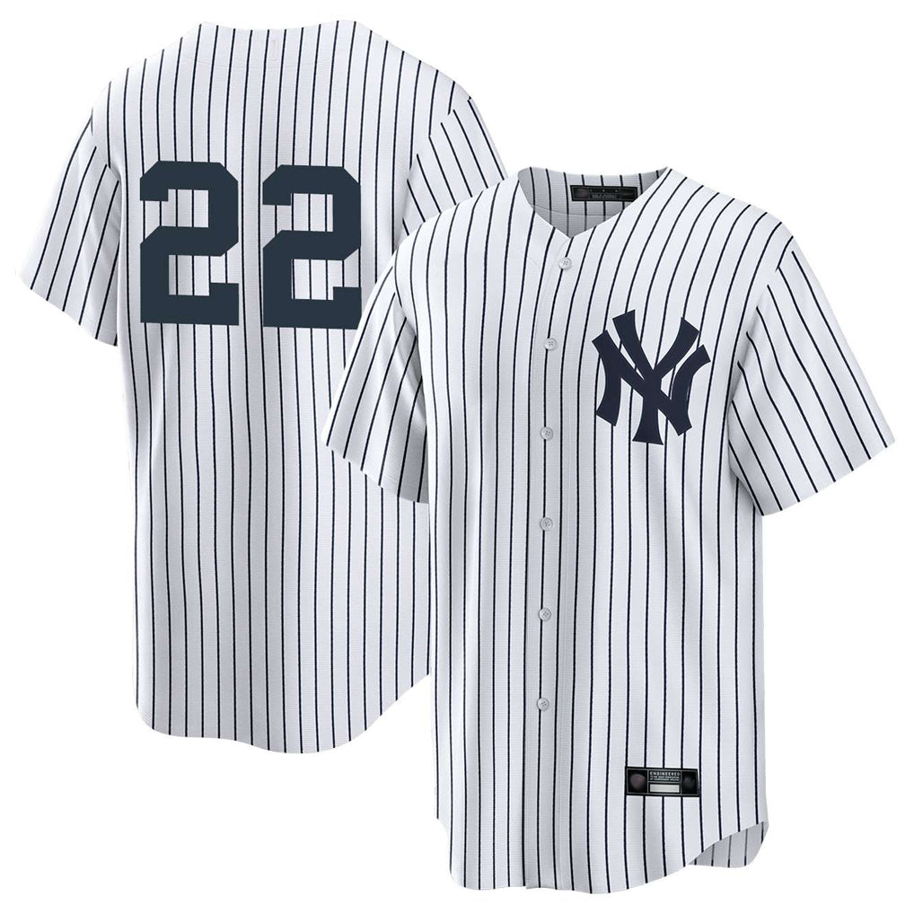 CAdoa NY.Yankees #22 Ben Rice Player White Game Stitched Jerseys