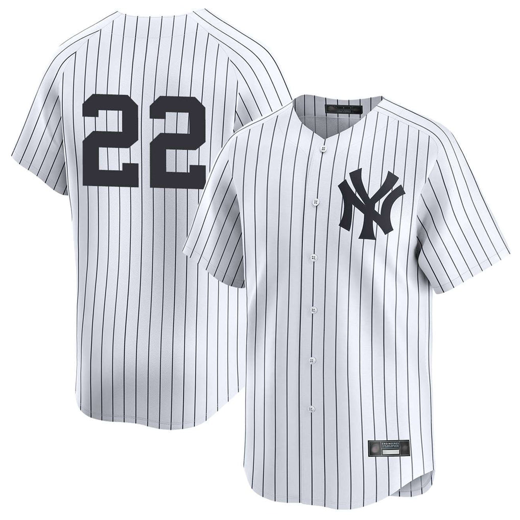 CAdoa NY.Yankees #22 Ben Rice Player White Limited Stitched Jerseys