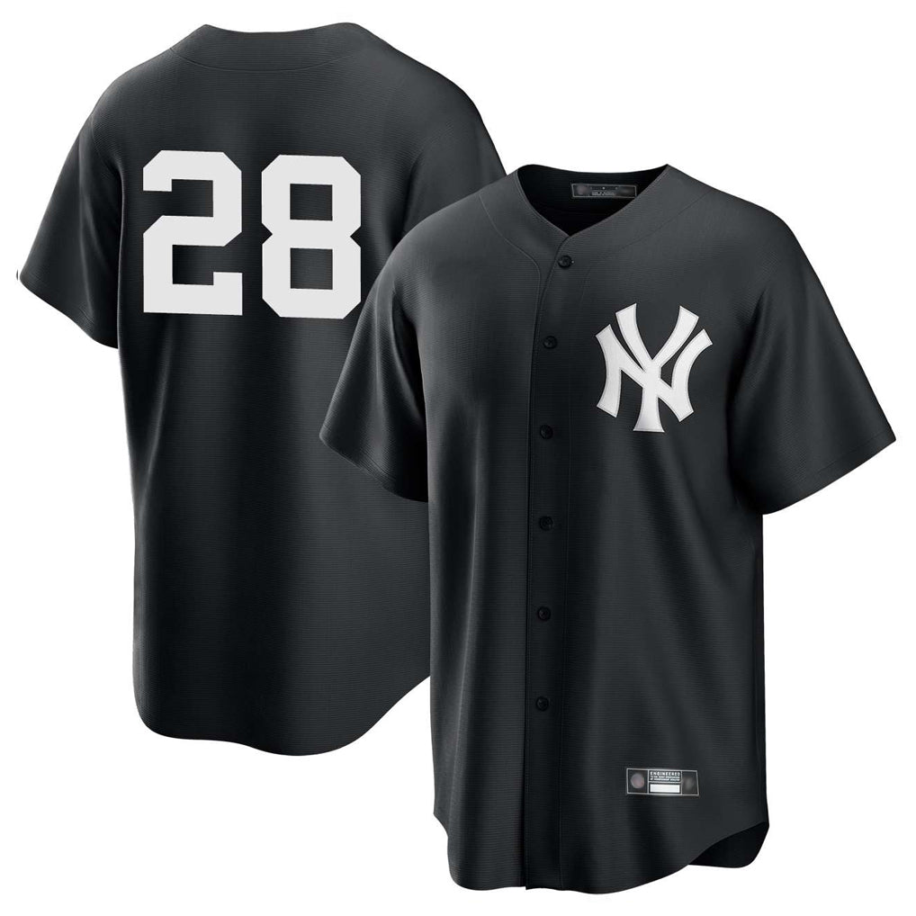 CAdoa NY.Yankees #28 Austin Wells Player Black Game Stitched Jerseys