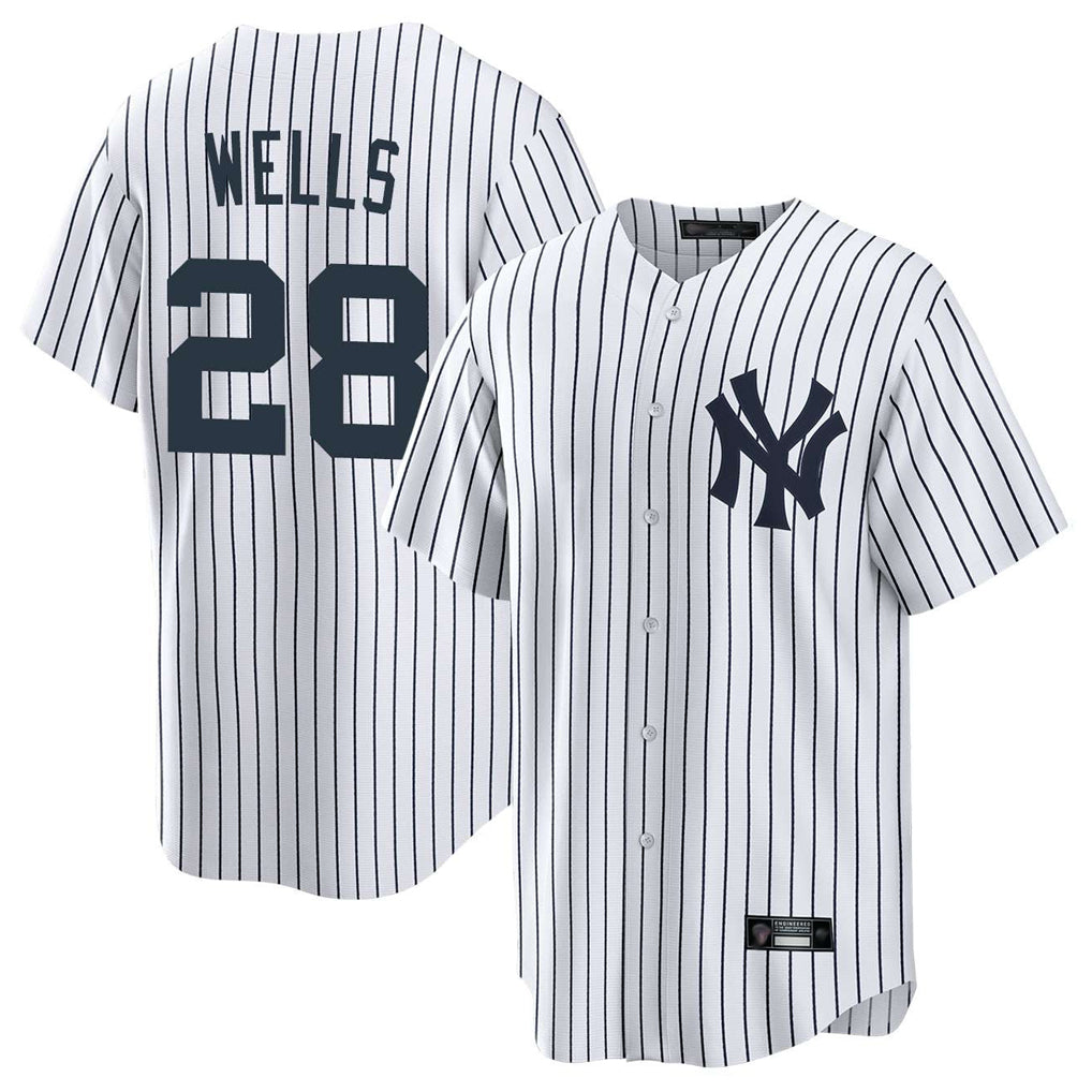 CAdoa NY.Yankees #28 Austin Wells Player White Game Home Stitched Jerseys