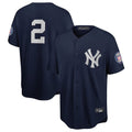 CAdoa NY.Yankees #2 Derek Jeter Player Navy 2020 Hall of Fame Induction Limited Stitched Jerseys