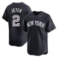 CAdoa NY.Yankees #2 Derek Jeter Player Navy Limited Game Stitched Jerseys
