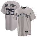 CAdoa NY.Yankees #35 Cody Bellinger Player Gray Game Home Stitched Jerseys