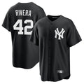 CAdoa NY.Yankees #42 Mariano Rivera Player Black Game Stitched Jerseys