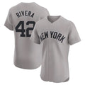 CAdoa NY.Yankees #42 Mariano Rivera Player Gray Limited Elite Home Stitched Jerseys