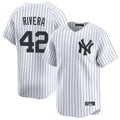 CAdoa NY.Yankees #42 Mariano Rivera Player White Limited Home Stitched Jerseys