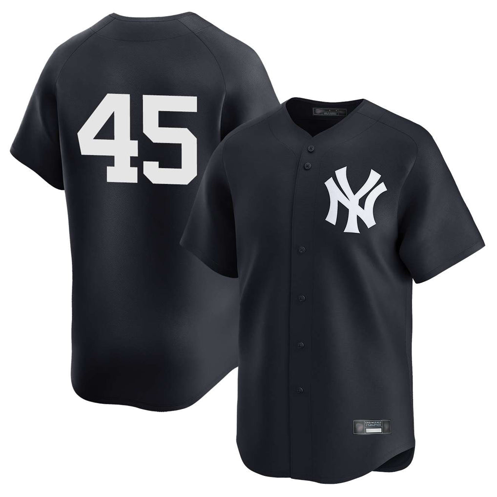 CAdoa NY.Yankees #45 Gerrit Cole Player Navy Limited Home Stitched Jerseys