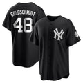 CAdoa NY.Yankees #48 Paul Goldschmidt Player Black Game Stitched Jerseys