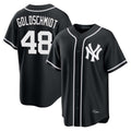 CAdoa NY.Yankees #48 Paul Goldschmidt Player Black Out Game Home Stitched Jerseys