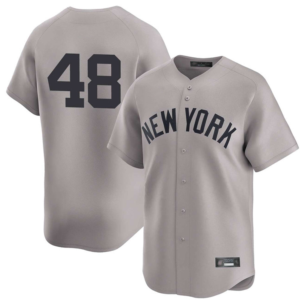 CAdoa NY.Yankees #48 Paul Goldschmidt Player Gray Limited Home Stitched Jerseys