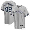 CAdoa NY.Yankees #48 Paul Goldschmidt Player Gray Road Game Stitched Jerseys