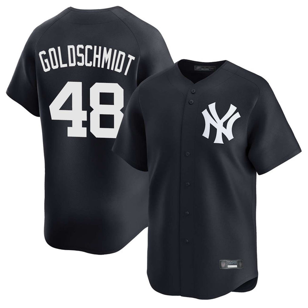 CAdoa NY.Yankees #48 Paul Goldschmidt Player Navy Limited Stitched Jerseys