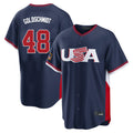 CAdoa NY.Yankees #48 Paul Goldschmidt Player Navy USA 2026 World Classic Limited Game Stitched Jerseys