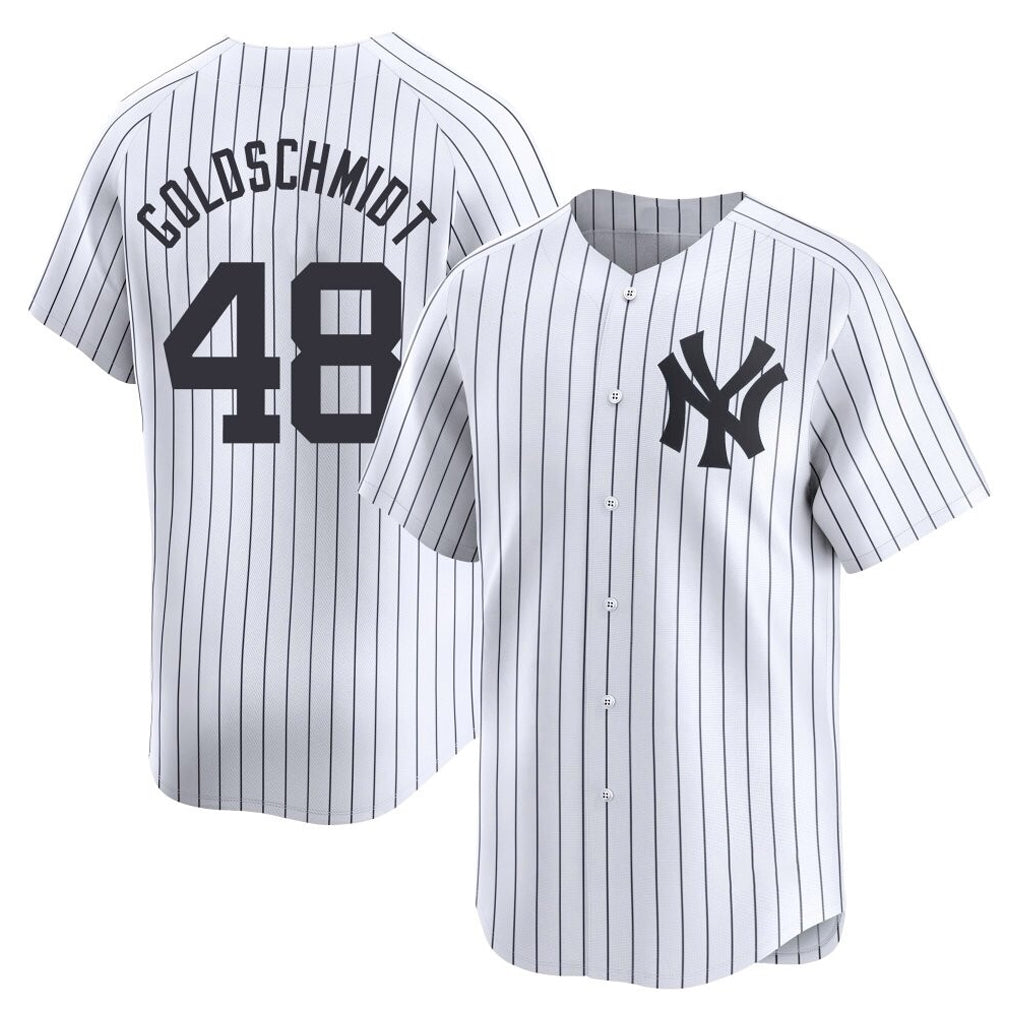 CAdoa NY.Yankees #48 Paul Goldschmidt Player White Limited Stitched Jerseys