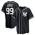 CAdoa NY.Yankees #99 Aaron Judge Player Black Out Game Stitched Jerseys