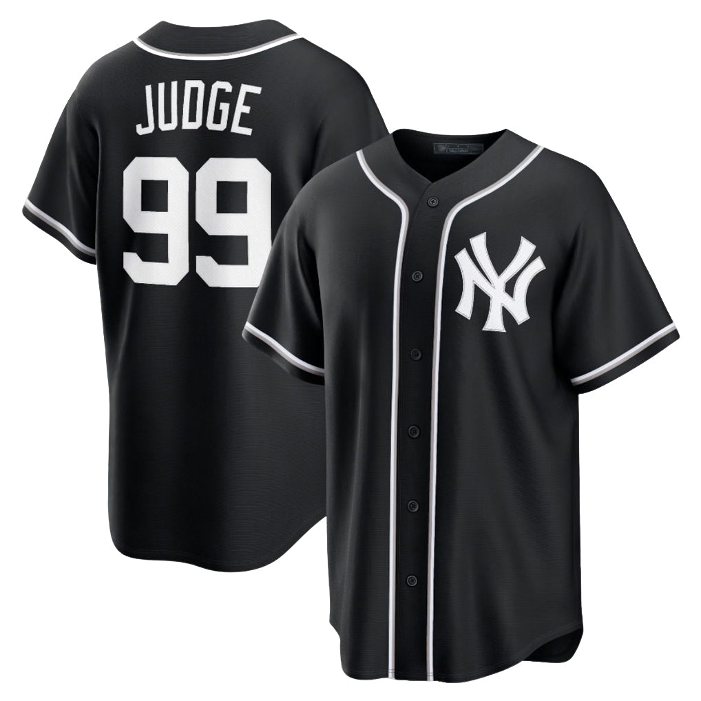 CAdoa NY.Yankees #99 Aaron Judge Player Black Out Game Stitched Jerseys