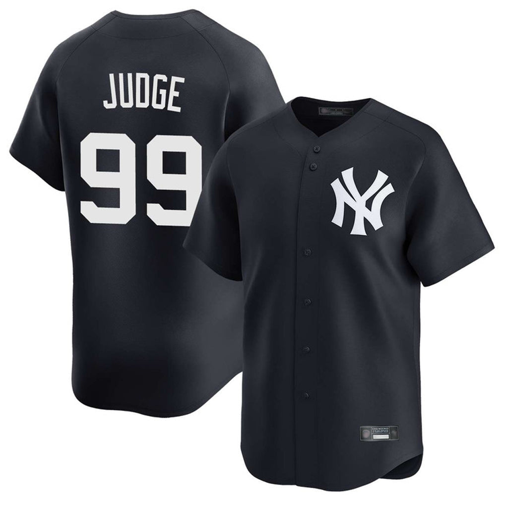 CAdoa NY.Yankees #99 Aaron Judge Player Navy Limited Game Stitched Jerseys