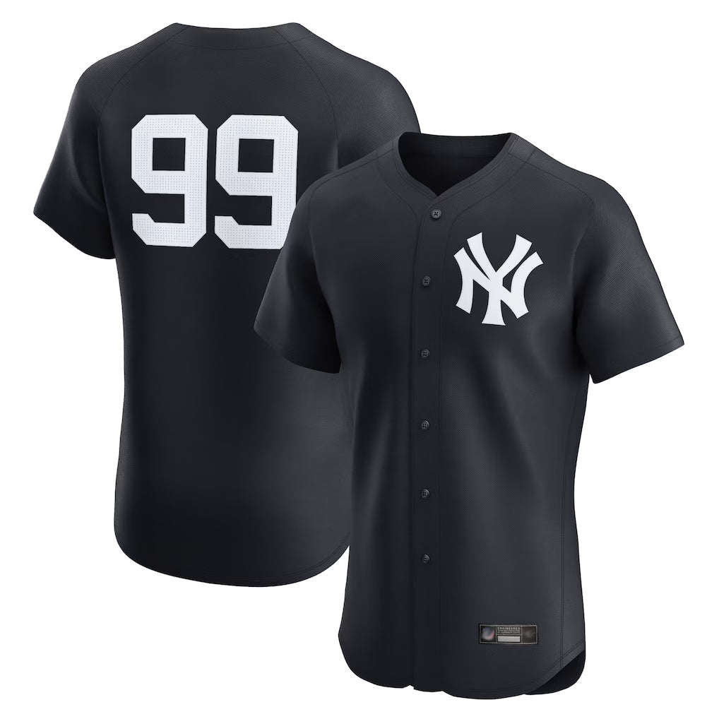 CAdoa NY.Yankees #99 Aaron Judge Player Navy Limited Home Elite Game Stitched Jerseys